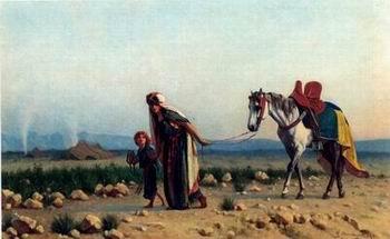 unknow artist Arab or Arabic people and life. Orientalism oil paintings 116